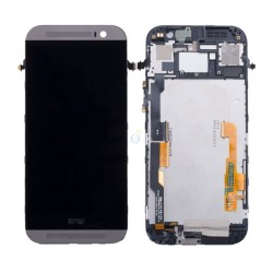 TOUCH+DISPLAY COM FRAME HTC ONE M8 PRETO